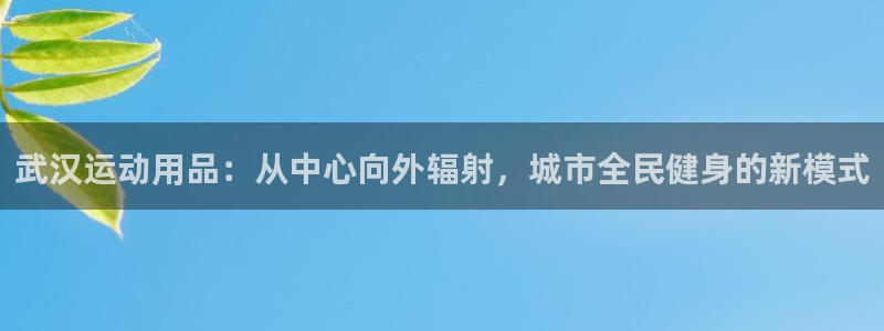 yy易游体育官方正版app娱乐网站：武汉运动用品：从中心向外